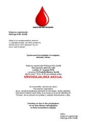 KRVODAJALSKA AKCIJA V ŠENTILJU avg 2018